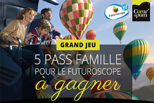 Livres et pass famille Futuroscope à gagner