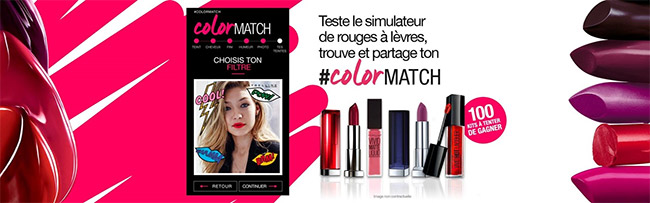 remporter l’un des lots de rouges à lèvres Maybelline New York