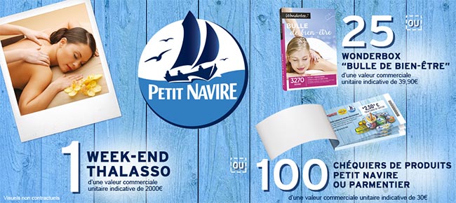 Les cadeaux à gagner avec Petit Navire et Intermarché