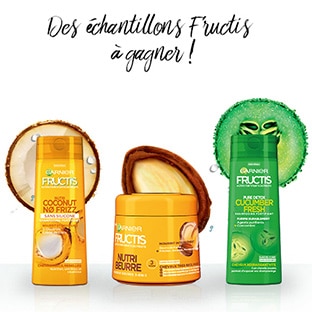 100’000 échantillons de masque et shampoings Garnier Fructis