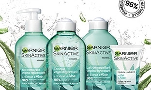 100’000 échantillons gratuits Garnier de soins SkinActive