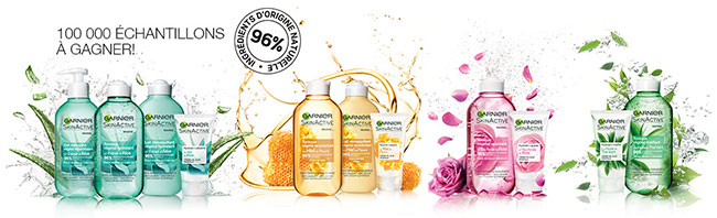 gagnez vos doses d’essai des nouveaux SkinActive de Garnier