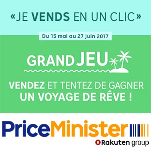 Vendez sur PriceMinister : Voyages et cadeaux à gagner