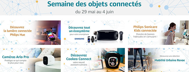 La semaine des objets connectés sur Amazon