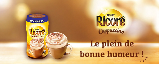 Tentez de recevoir l’un des packs Ricoré Cappuccino