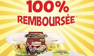 ODR Quoty : Salade Daunat gratuite car 100% remboursée