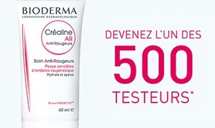 Test Bioderma : 500 soins Anti-Rougeurs Créaline AR gratuits