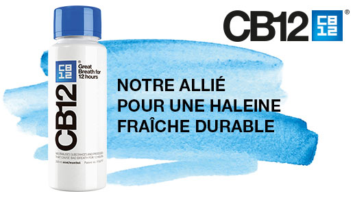 testez gratuitement le bain de bouche CB12 offert