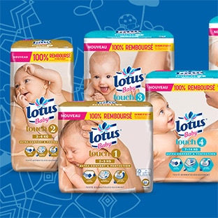 Test de couches Lotus Baby Touch : 8000 paquets gratuits