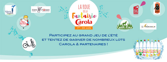 Les cadeaux à remporter avec Carola