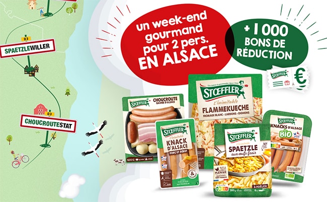 cadeaux à gagner au jeu "La route des saveurs" de Stoeffler