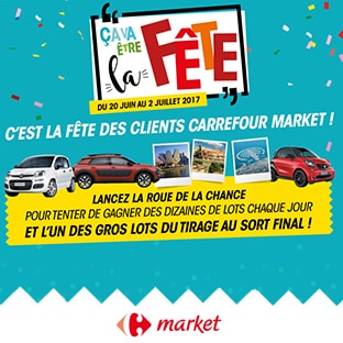 Carrefour Market Fête des clients : 3038 codes jeu gagnants