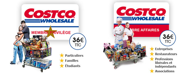 Costco, une affaire de carte membre à 36€/an