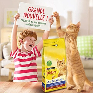 Échantillons gratuits de croquettes Friskies pour chats