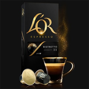 Échantillons gratuits de 5 capsules de café L’OR Espresso