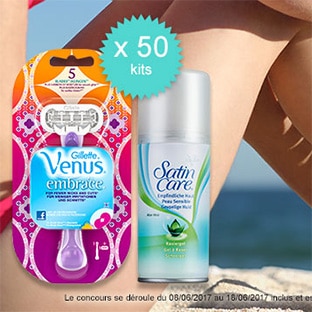 Jeu Envie de Plus : 50 kits estival Venus à gagner