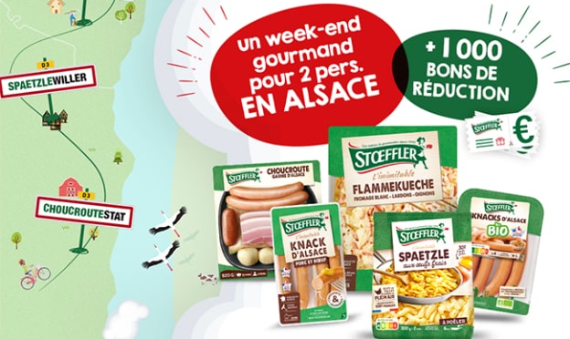 Jeu Stoeffler : Week-end en Alsace et bons à gagner