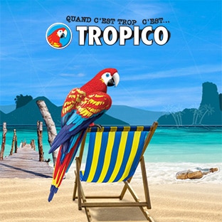 Promo Leclerc : Pack de 24 canettes de Tropico à 7,49€