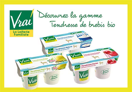 testez gratuitement les yaourts Vrai au lait de brebis bio