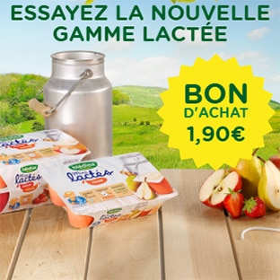 Blédina : Les Lactés gratuits grâce à un bon d’achat de 1,90€