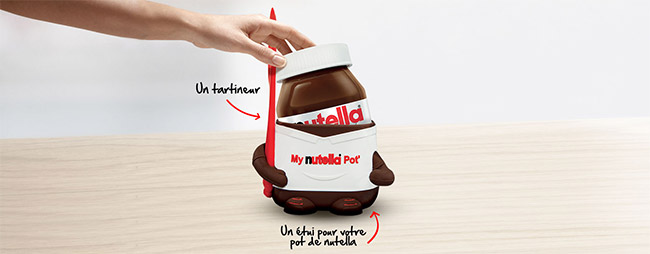 My Nutella Pot’ : étui + tartineur offerts