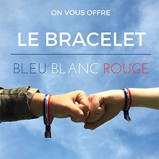 Bracelets bleu-blanc-rouge gratuits offerts par l’Armée de Terre