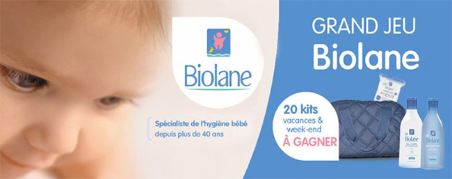 Tentez de gagner un coffret vacances & week-end Biolane