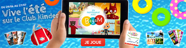 gagnez l’une des 1160 dotations au jeu-concours Kinder