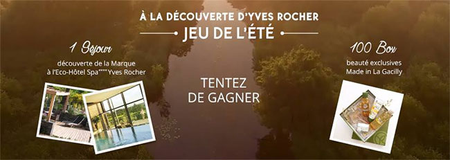 remportez une box beauté ou un séjour à l’Eco-Hôtel Spa Yves Rocher