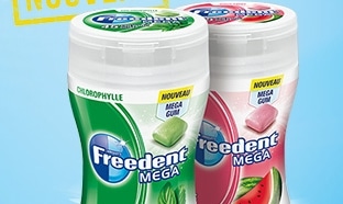 Test des chewing-gums Freedent Mega : 200 paquets gratuits
