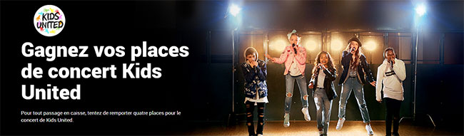 gagnez un concert privé Kids United ou un lot de 4 places