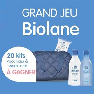 Jeu Yves Ponroy : 20 kits vacances Biolane à remporter