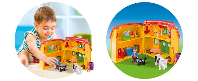 gagnez l’une des fermes transportables Playmobil 1.2.3