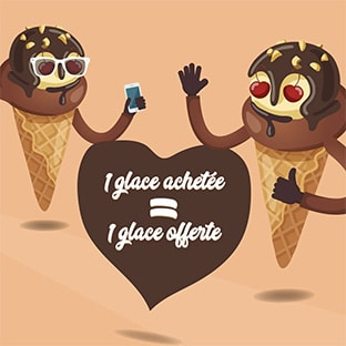 Bon plan Flunch : 1 glace achetée = 1 glace offerte