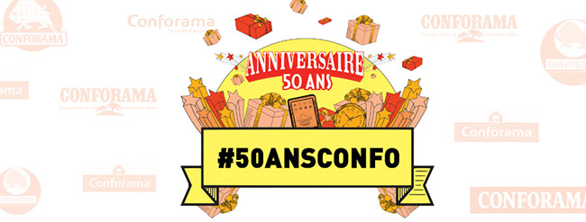 Grand jeu anniversaire Conforama sur internet