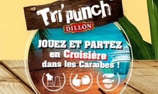 Jeu Tri’punch Dillon : 372 cadeaux et 1 voyage aux Caraïbes