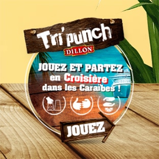 Jeu Tri’punch Dillon : 372 cadeaux et 1 voyage aux Caraïbes