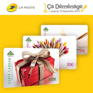 Jeu La Poste : 248 cartes Leroy Merlin et 1 chèque de 1500€