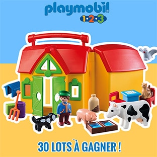 Jeu Magicmaman : 30 fermes avec animaux Playmobil à gagner