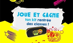 Jeu Têtes Brûlées Rentrée : 500 lots de fournitures scolaires