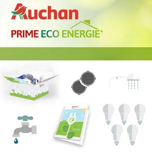 Kit Eco Energie Auchan gratuit : Coffret de 10 produits offerts