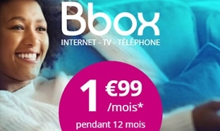 Bouygues Bbox Série spéciale : Abonnement ADSL 1,99€ / mois