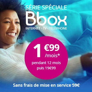 Bouygues Bbox Série spéciale : Abonnement ADSL 1,99€ / mois