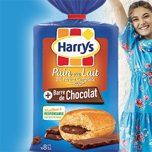 Test Pain au Lait + Barre de Chocolat Harrys : 100 gratuits