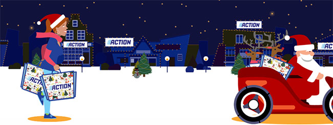 cadeaux jeu Action de Noël