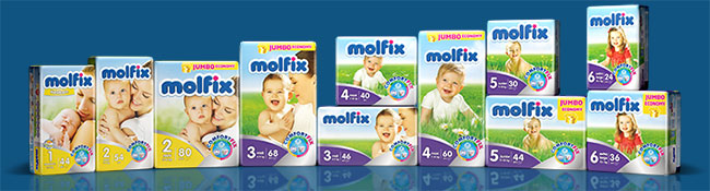 Recevez gratuitement un échantillon de couches Molfix pour bébé