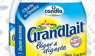 Test Candia : 3000 packs Grand Lait léger & digeste gratuits