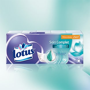 Test des mouchoirs Lotus Soin Complet : 2000 packs gratuits