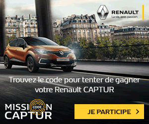 Tentez de remporter une voiture Renault Captur