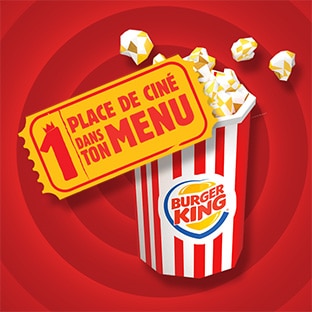 Kool King Burger King : Place de cinéma offerte